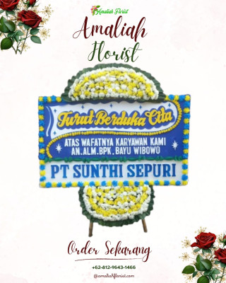 Papan Bunga Duka di Menthobi Raya